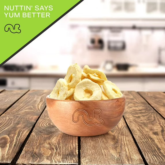 Nut Cravings Sun Dried Apple Rings: Slices, Unsweetened and All Natural (80oz)