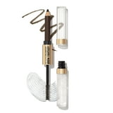 Revlon ColorStay Brow Fantasy, Eyebrow Pencil with Clear Shaping Gel, 004 Dark Brown