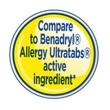 (3 pack) Equate Allergy Relief Diphenhydramine HCl 25 mg Antihistamine Tablets, 365 Count, Compare to Benadryl Allergy Ultra tab Active Ingredient