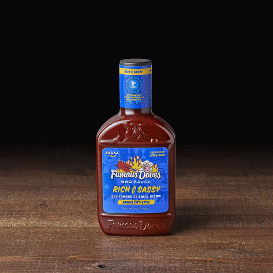 Famous Dave's Rich & Sassy BBQ Sauce, 20 oz
