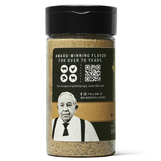 Kinder's Prime Steak with Black Garlic and Truffle Rub and Seasoning, 5 oz