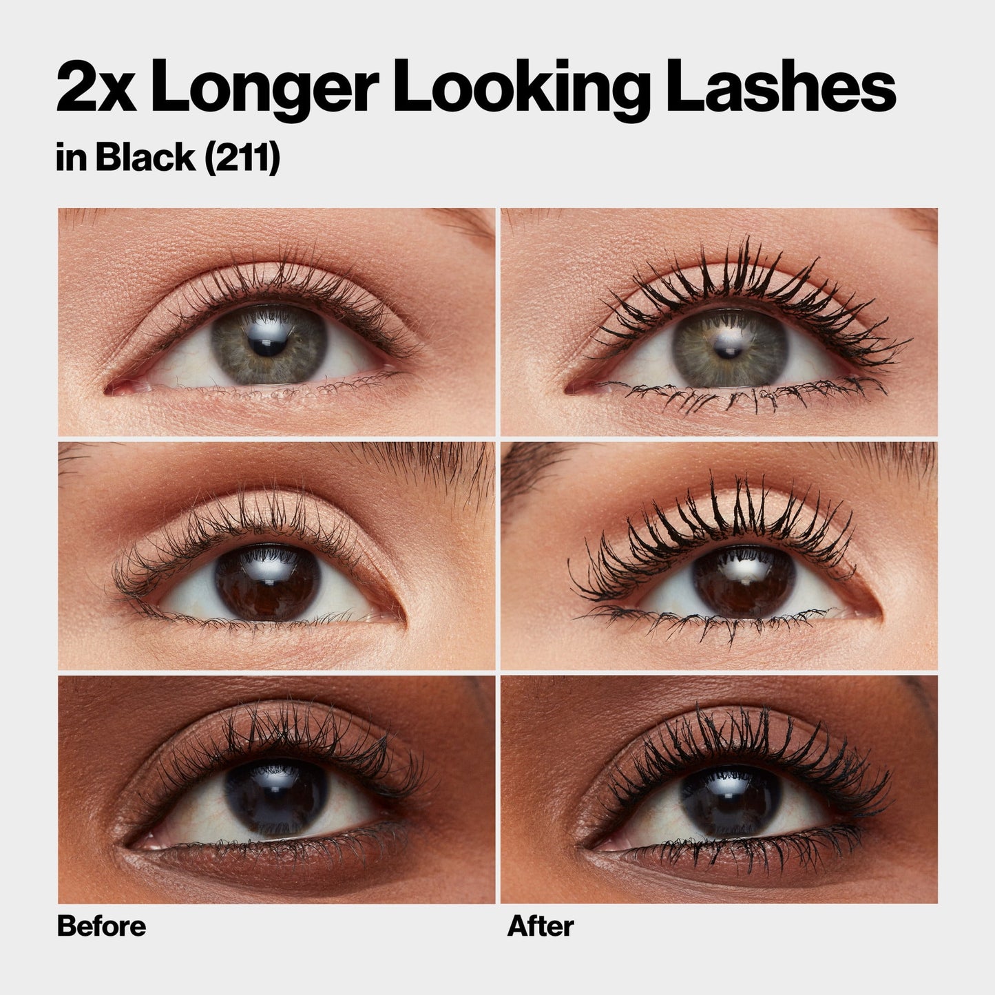 Revlon ColorStay Xtensionnaire Lengthening Mascara, Lash Serum and Mascara In One, 203 Black Brown