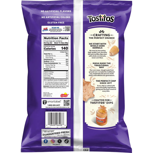 Tostitos Scoops Original Tortilla Chips, 10 oz Bag
