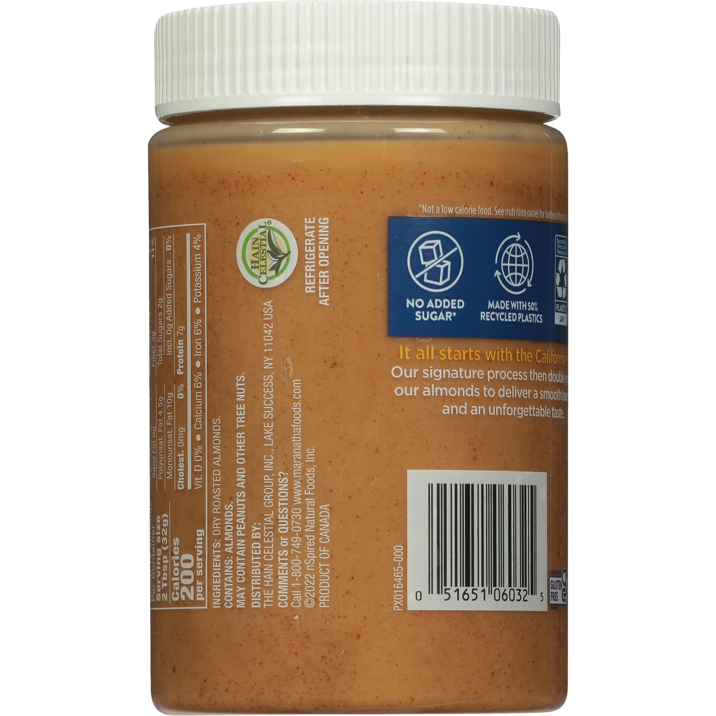 MaraNatha Natural Creamy Almond Butter, 16 oz