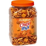 Chex Mix Cheddar Snack Mix, Salty Snacks Tub, 20 oz