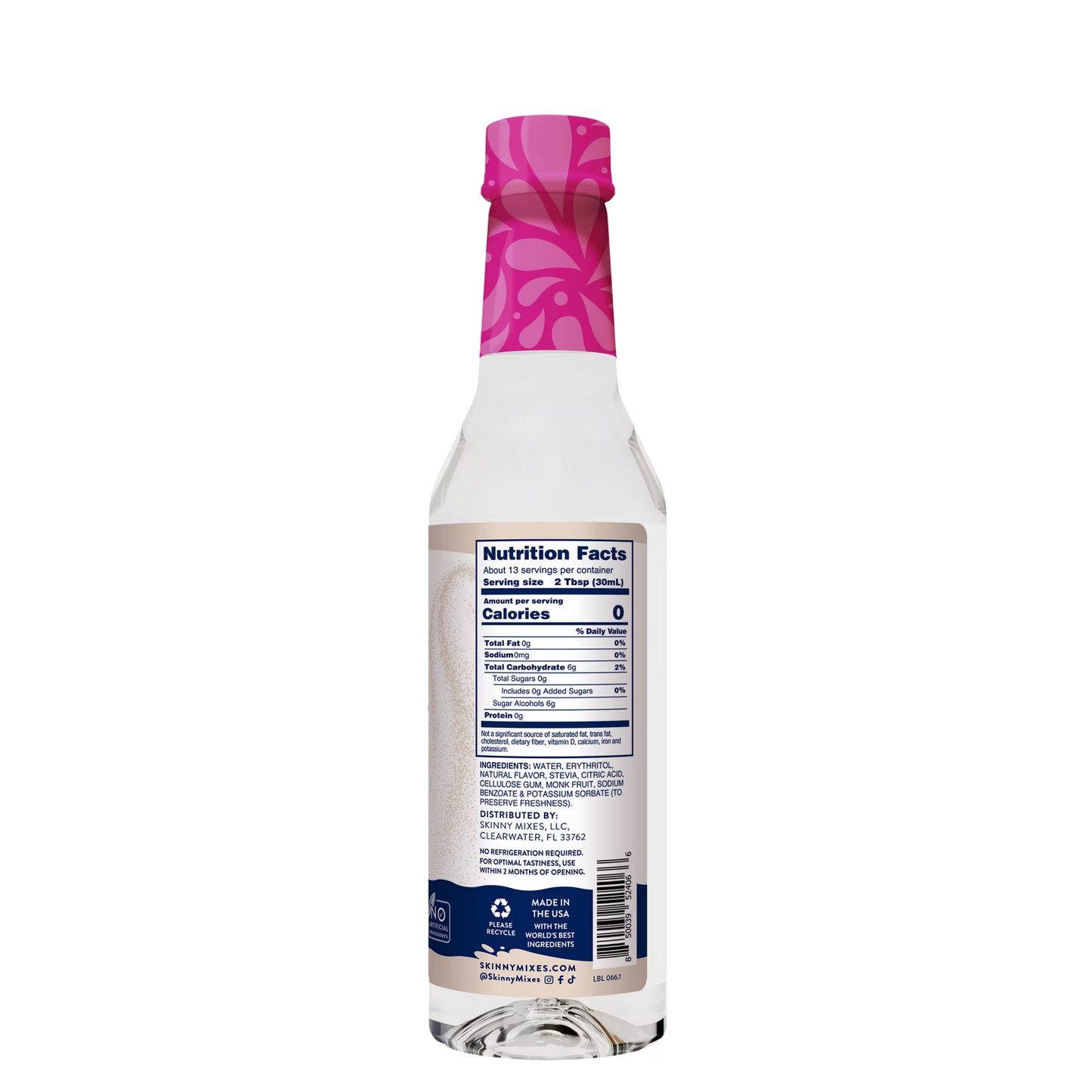 Jordan's Skinny Mixes Naturally Sweetened Vanilla Bean Syrup, 375 mL