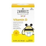 Zarbee's Baby Agave Cough Syrup & Baby Vitamin D Supplement Bundle