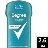 (3 pack) Degree Men Original Antiperspirant Deodorant 48-Hour Sweat & Odor Protection Cool Rush Antiperspirant For Men, 2.6 oz