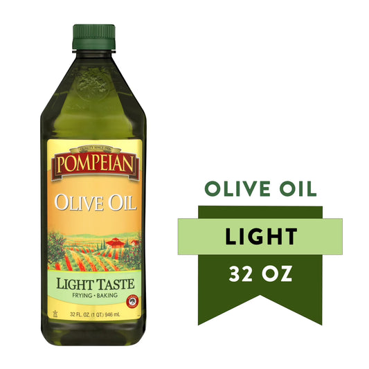 (6 pack) Pompeian Light Taste Olive Oil - 32 fl oz