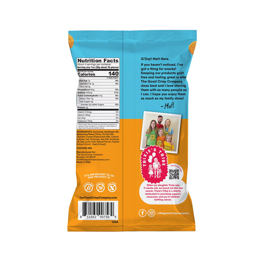 The Good Crisp Company Cheddar Cheese Balls, 4 oz