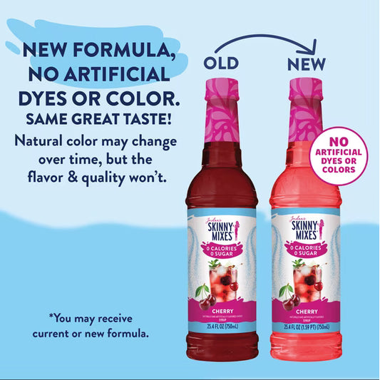 Jordan's Skinny Mixes Sugar Free Cherry Syrup, 25.4 Fl Oz