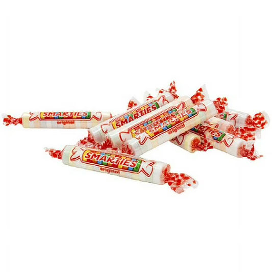 SMARTIES Original Candy Rolls 1 lb – Smarty Red Candy Bulk Bag, Classic Fruity Assorted Flavors, Gluten Free, Vegan Friendly, Individually Wrapped (60 Pieces)