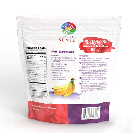 (2 pack) Divided Sunset Gluten Free, All-Purpose Flour 24oz
