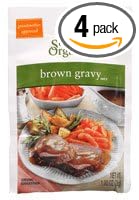 Simply Organic Brown Gravy Mix, Certified Organic, Gluten-Free | 1 oz | Pack of 4