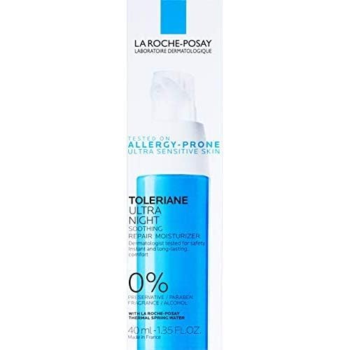 La Roche-Posay Toleriane Dermallergo Night Cream with Vitamin E 1.35oz