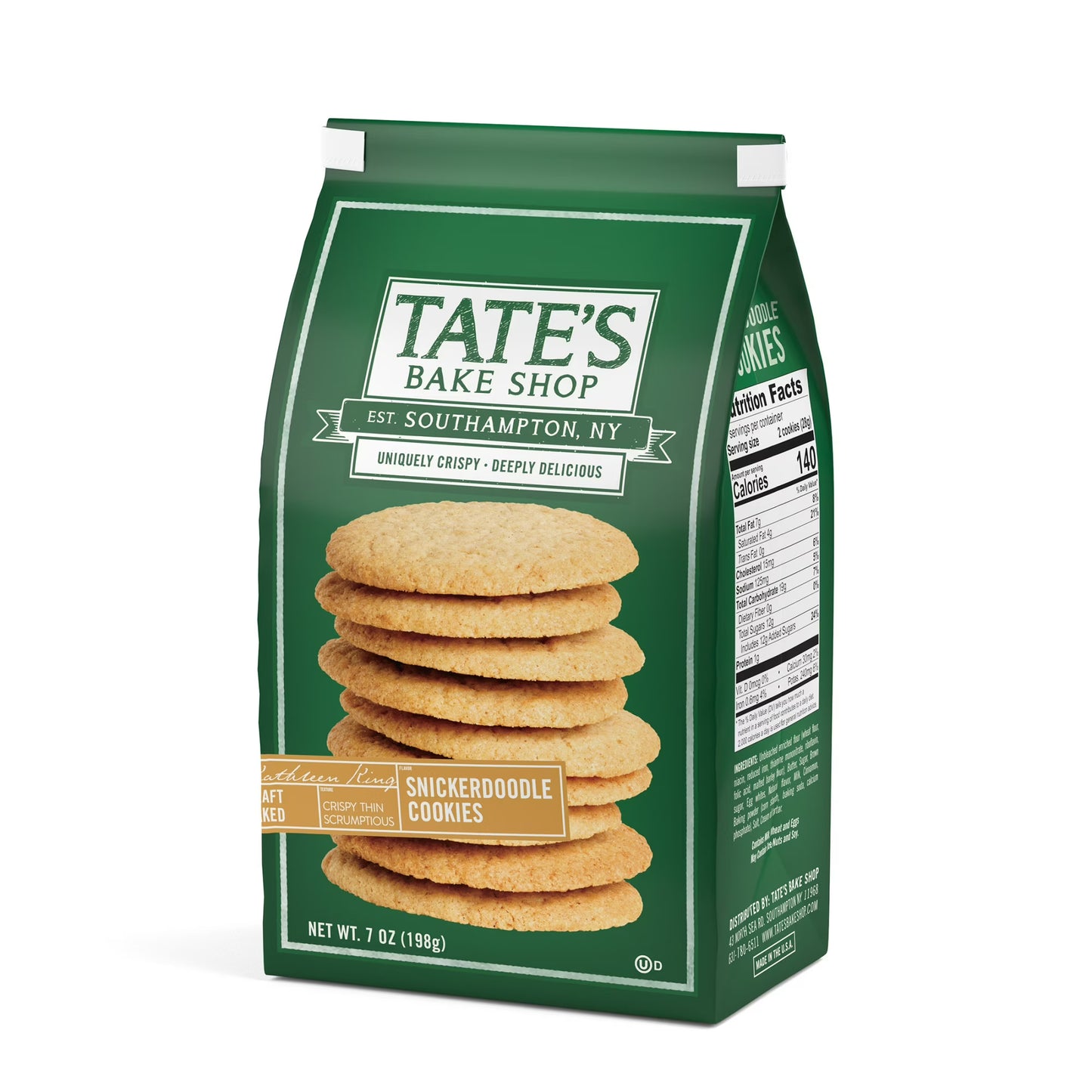 Tate's Bake Shop Snickerdoodle Cookies, 7 oz