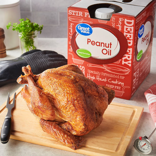 Great Value Peanut Oil, Heart Healthy and Versatile, 3 Gallon Bottle