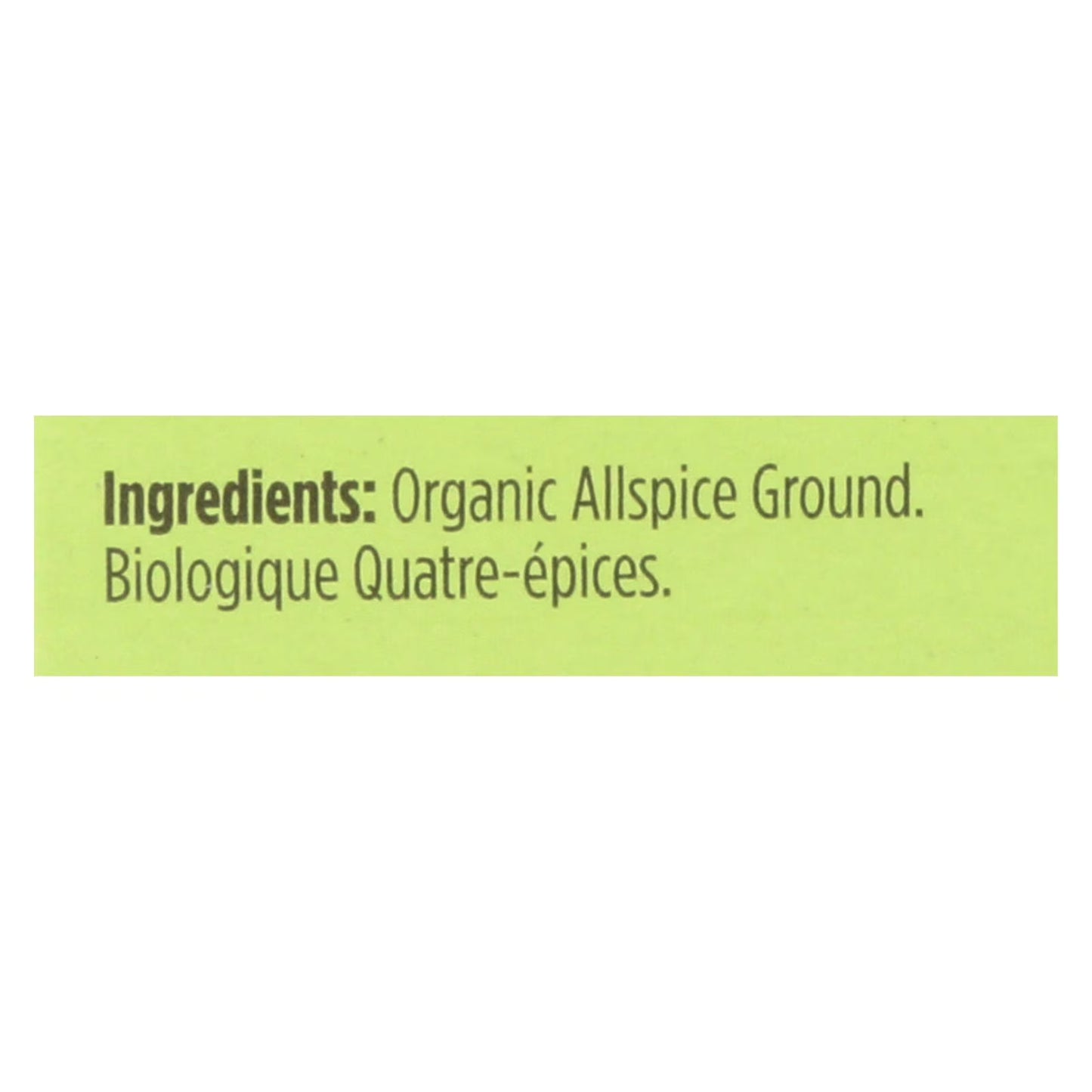 Spicely Organics Ground Allspice Spice Box 0.45 oz (Pack Of 12)