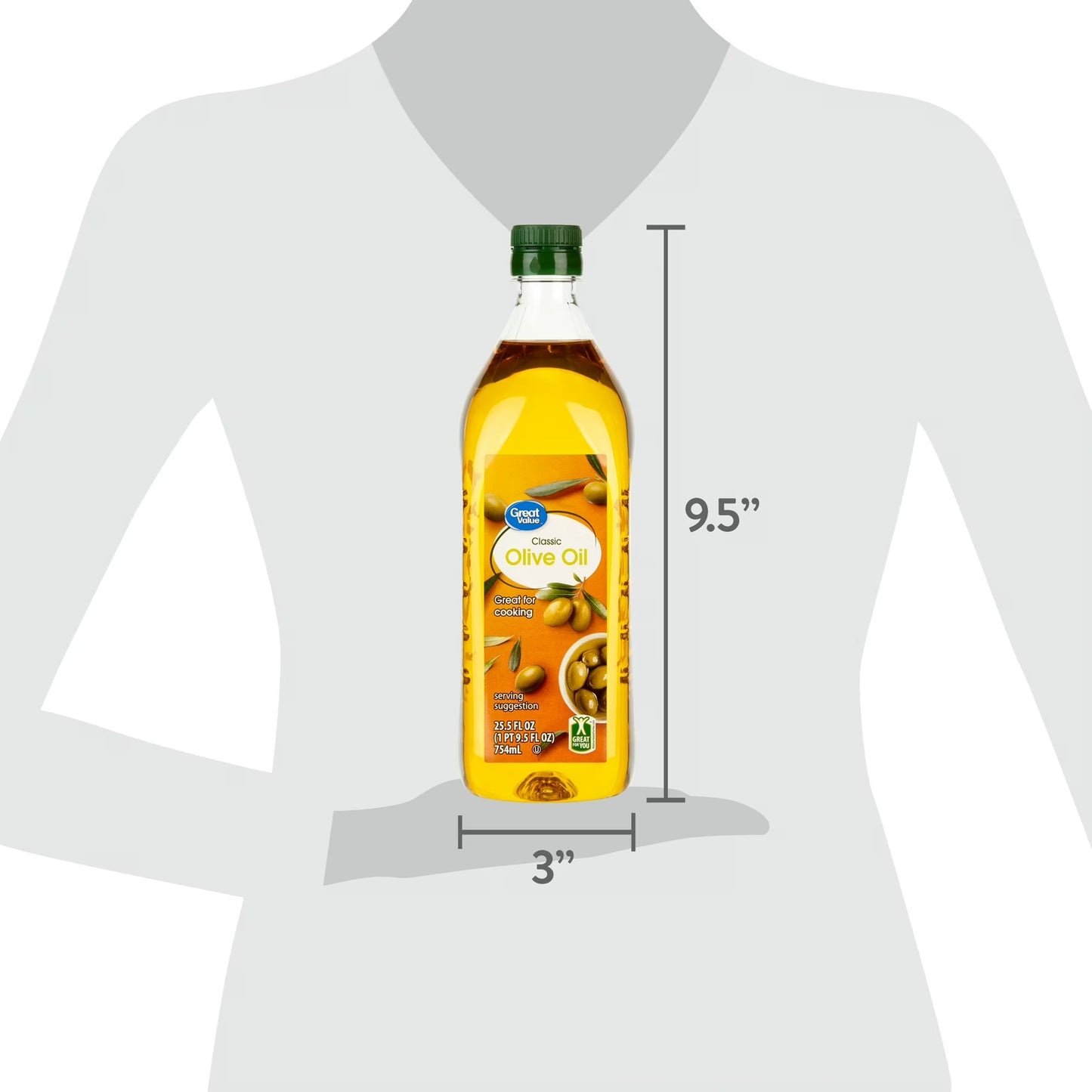 Great Value Classic Olive Oil, 25.5 fl oz