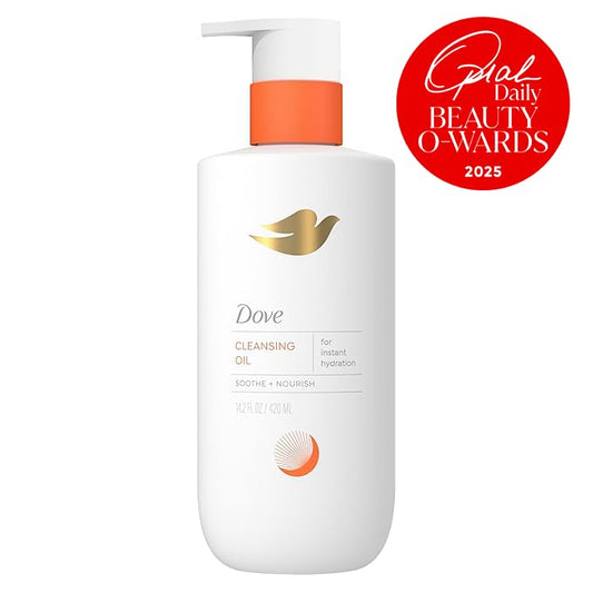 Dove Shower Body Oil Wash for Women, 14.2 oz | Ultra moisturizing oil-to-lather body wash that helps soothe dry, itchy skin and support the skin barrier