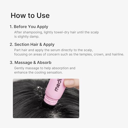 medicube Scalp Nourishment & Strengthening Duo: Deoxyribose Cooling Serum & Rosemary PDRN Nourishing Serum, Korean Hair Care