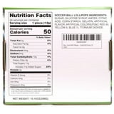 Soccer Ball Lollipops, Birthday Party Candy Favors, 24 Count Box, 10.16 Ounces