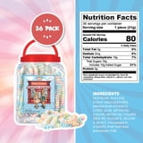 36 Candy Necklaces Individually Wrapped, Nostalgic Pastel Candy Jewelry Perfect for Party Favors, Pinata Fillers and Goodie Bags, By 4YoreElves