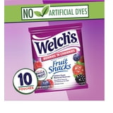 (8 pack) Welch's Fruit Snacks Gluten-Free Berries 'N Cherries Kids Snacks, Soft Snacks, 0.8 oz, 10 Count