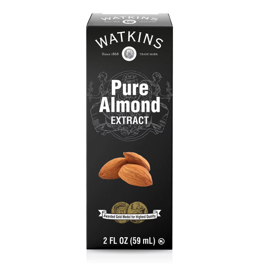 (2 pack) Watkins Pure Almond Extract, 2 fl oz (Liquid, Ambient, Plastic Container)