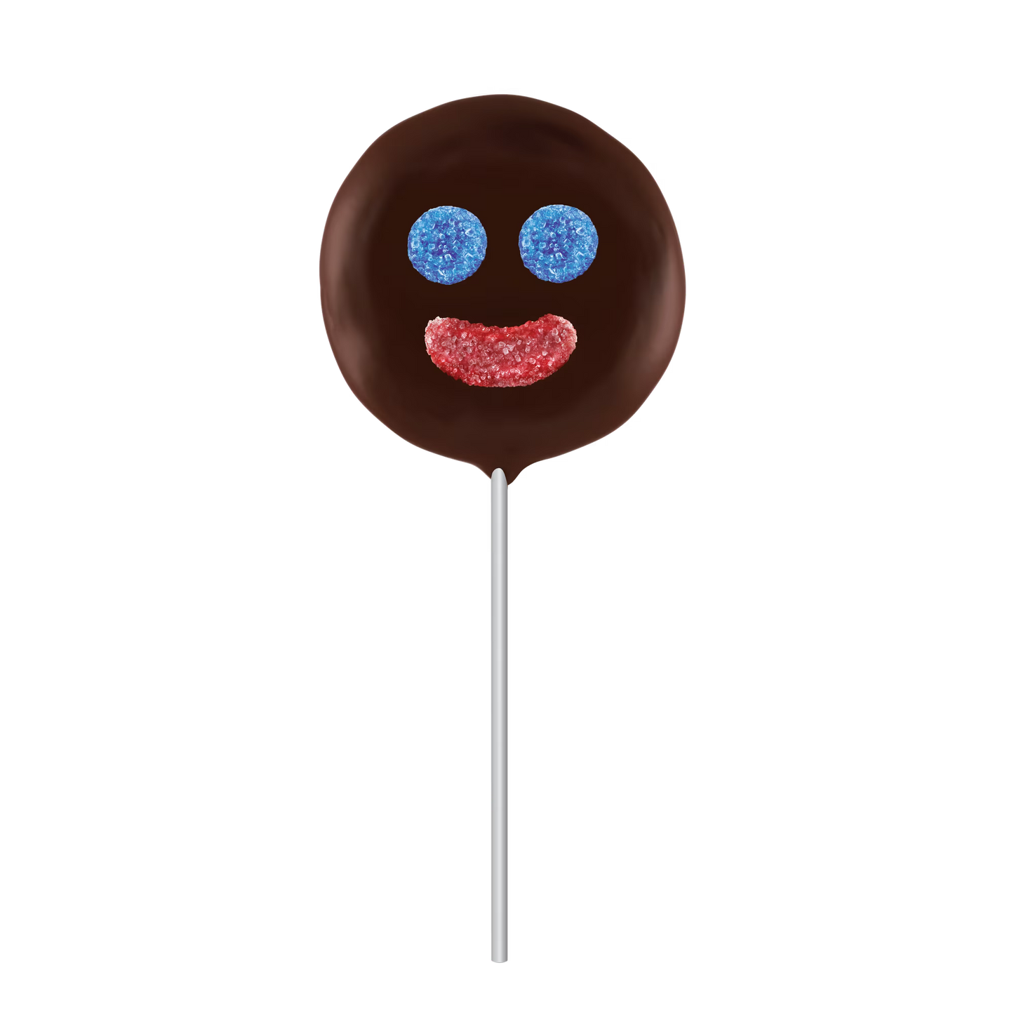 Ricolino Paleta Payaso Chocolate Marshmallow Lollipop, 10 Count Box