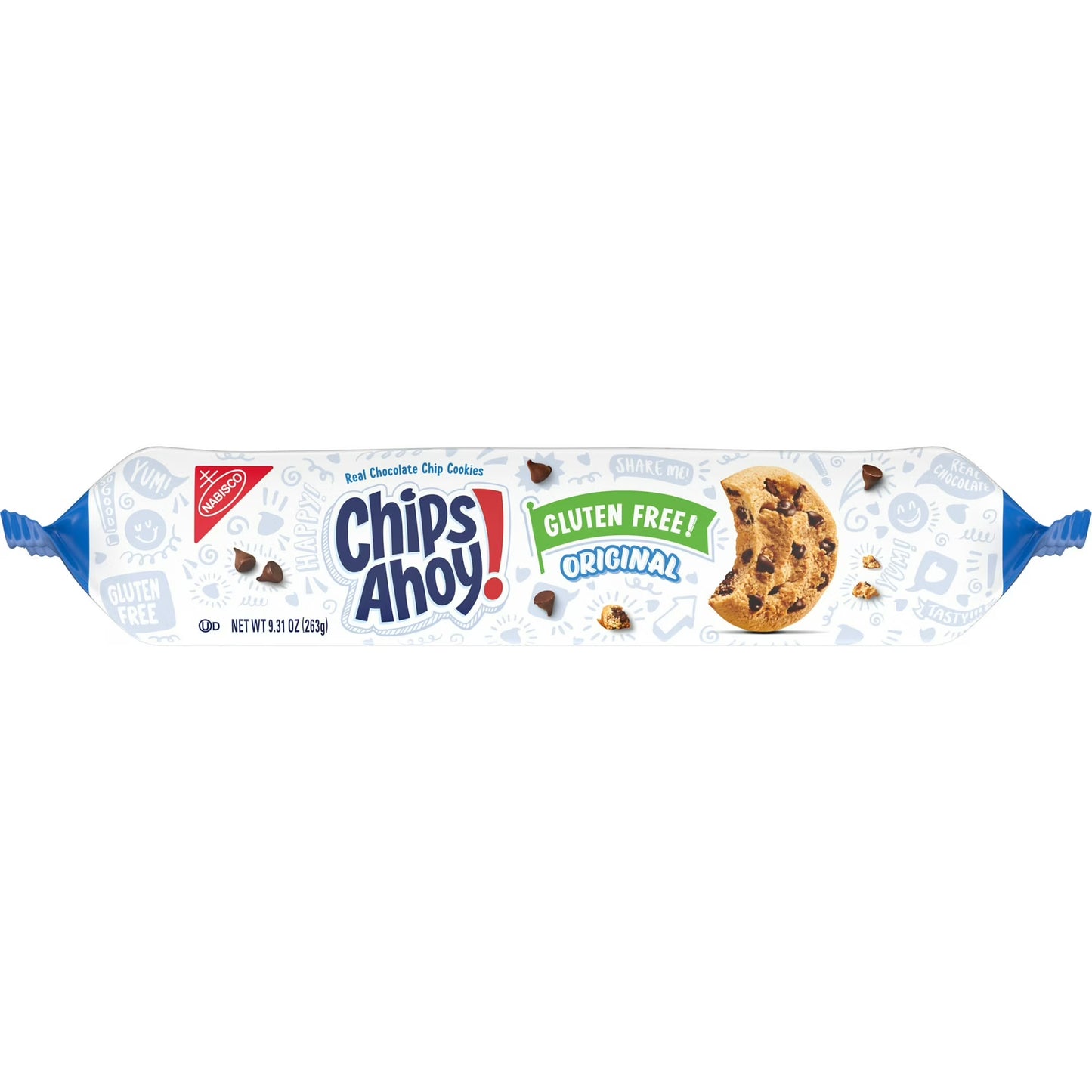 CHIPS AHOY! Original Crunchy Gluten Free Chocolate Chip Cookies, 9.31 oz