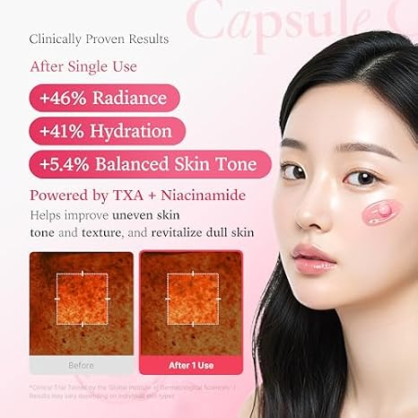 medicube TXA Duo - TXA Niacinamide Glow Serum and Capsule Cream