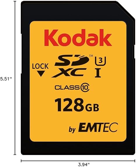Kodak SD 128GB UHS-I U3 V30 Ultra