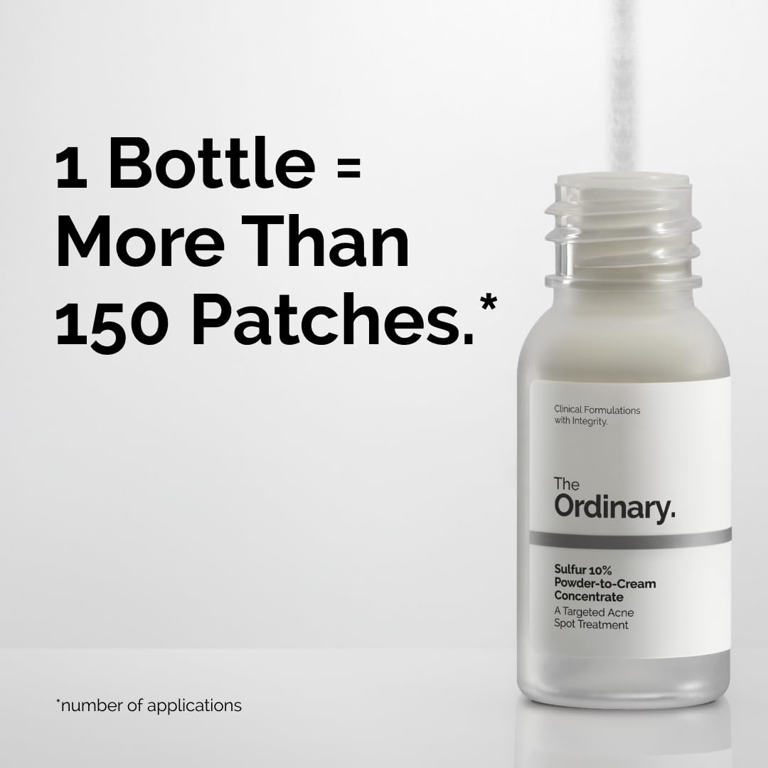 The Ordinary Oil Control Duo, Blemish Skin Care Set, Niacinamide 10% + Zinc 1% and Sulfur 10% Powder-To-Cream Concentrate