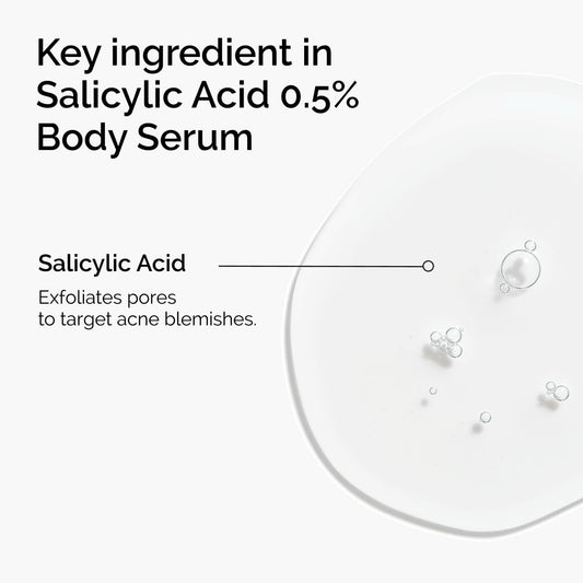 The Ordinary Salicylic Acid 0.5% Body Serum, Exfoliating Treatment for Acne-Prone Skin, 8.1 Fl Oz