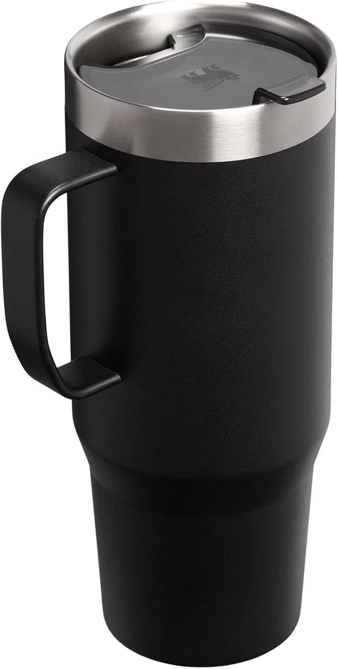 STANLEY The Everyday Suburban Mug | 30 oz | Drink Through Lid | Cup for Coffee, Tea and Drinks | Insulated Stainless Steel Coffee Mug | BPA-Free | Black 2.0