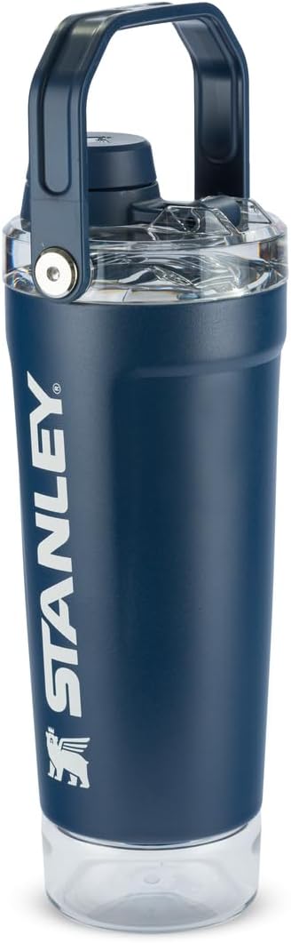 STANLEY Vitalize Shaker Bottle, 20 oz, Dark Navy