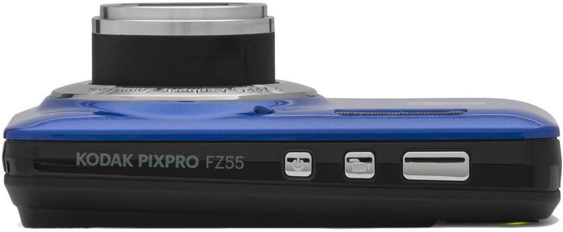 Kodak PIXPRO Friendly Zoom FZ55 Digital Camera (Blue) Bundle
