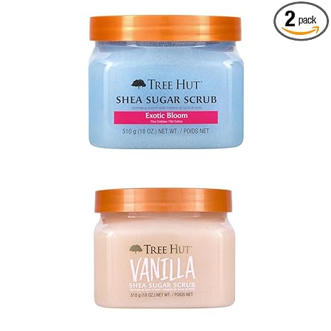 Tree Hut Exotic Bloom & Vanilla Scrub Bundle
