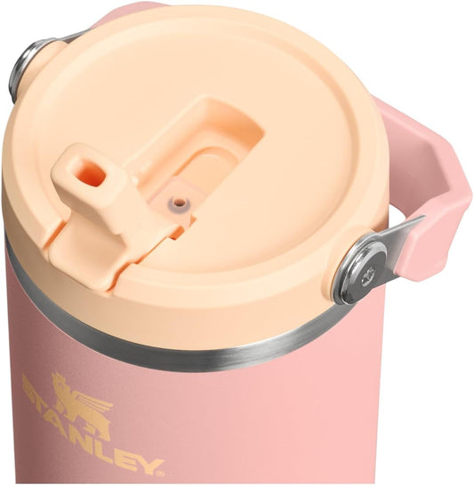 STANLEY IceFlow 2.0 Flip Straw Tumbler, 30 oz, Peach Rose
