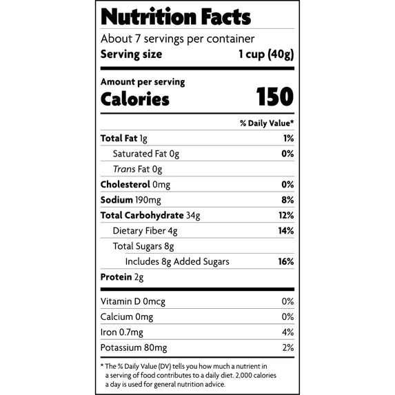 Nature's Path Organic Breakfast Cereal, Sunrise Crunchy Vanilla, 10.6oz Box
