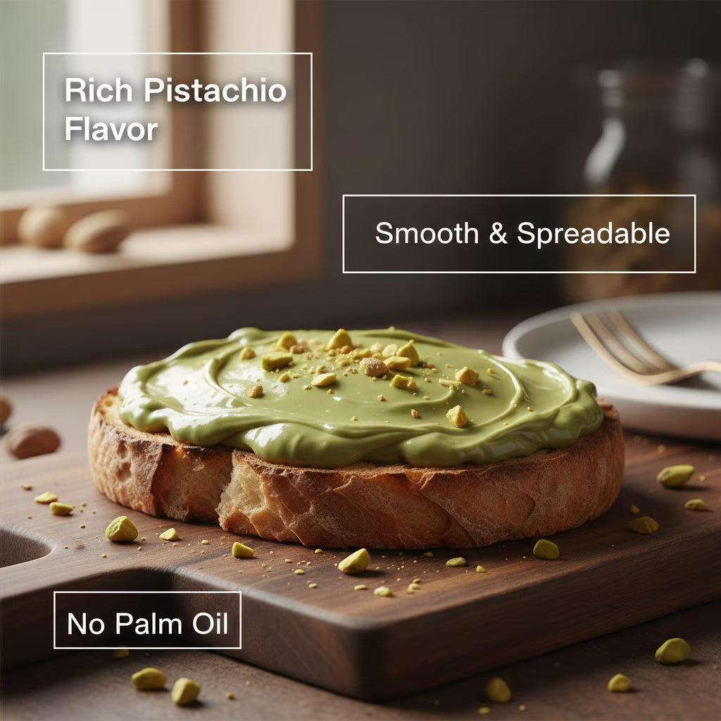 Scyavuru Pistachio Protein Cream Spread, 24g Protein, 7.05 oz (200g), Italian Pistachio Spread, Product of Italy