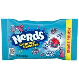 (6 pack) NERDS Gummy Clusters, Candy, Very Berry, Crunchy and Gummy, 3 oz