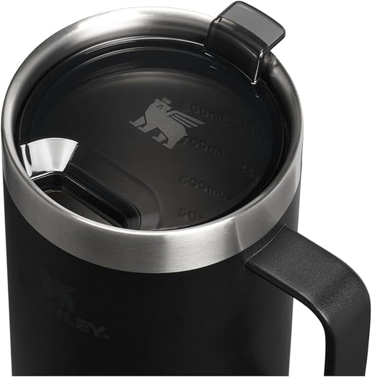 STANLEY The Everyday Suburban Mug | 30 oz | Drink Through Lid | Cup for Coffee, Tea and Drinks | Insulated Stainless Steel Coffee Mug | BPA-Free | Black 2.0