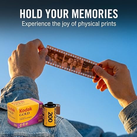 Kodak Gold 200 35mm Film Bundle, 3 Rolls, 36 Exposures Each, for 35mm Film Camera Includes Tudak Premium Microfiber Cloth