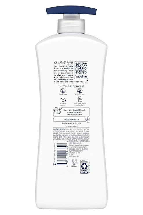 Vaseline, Sensitive Skin Relief Body Lotion, 20.3 Fl Oz