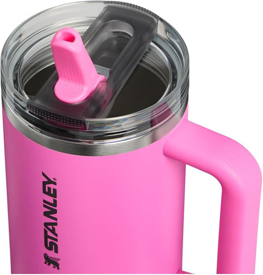 STANLEY Quencher ProTour Flipstraw Tumbler, 40 oz, Hot Pink