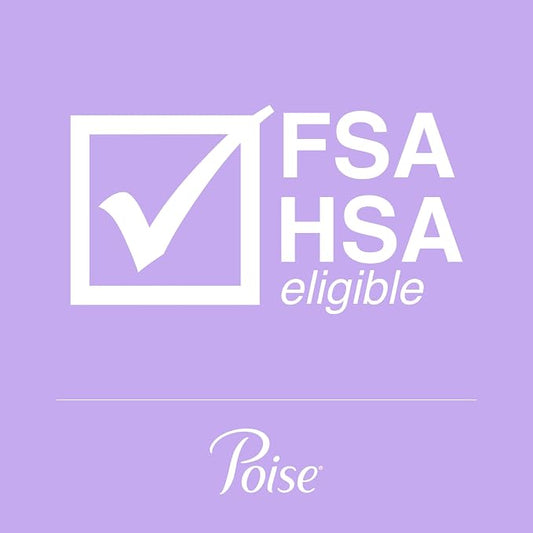 Poise Ultra Thin Incontinence & Postpartum Pads for Bladder Leaks, 4 Drop Moderate Absorbency, Regular Length, 18 Count (Packaging May Vary)
