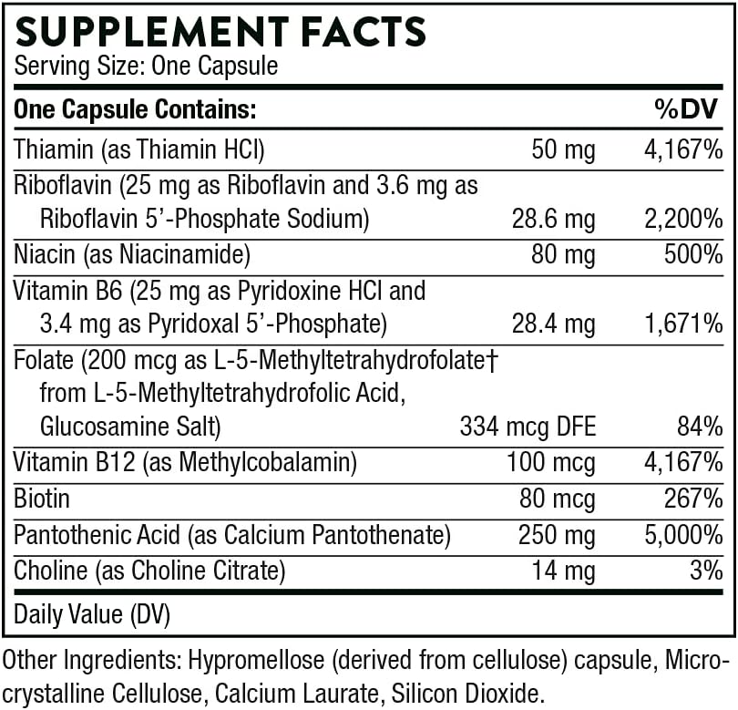 THORNE - Adrenal Support Bundle - Adrenal Cortex and Stress B-Complex - Stress & Immune Management - 60 Servings