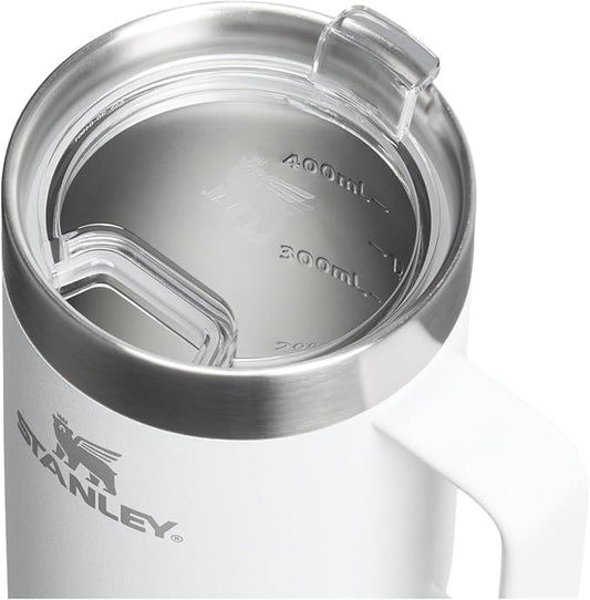 STANLEY The Everyday Suburban Mug | 16 oz | Drink Through Lid | Cup for Coffee, Tea and Drinks | Insulated Stainless Steel Coffee Mug | BPA-Free | Frost